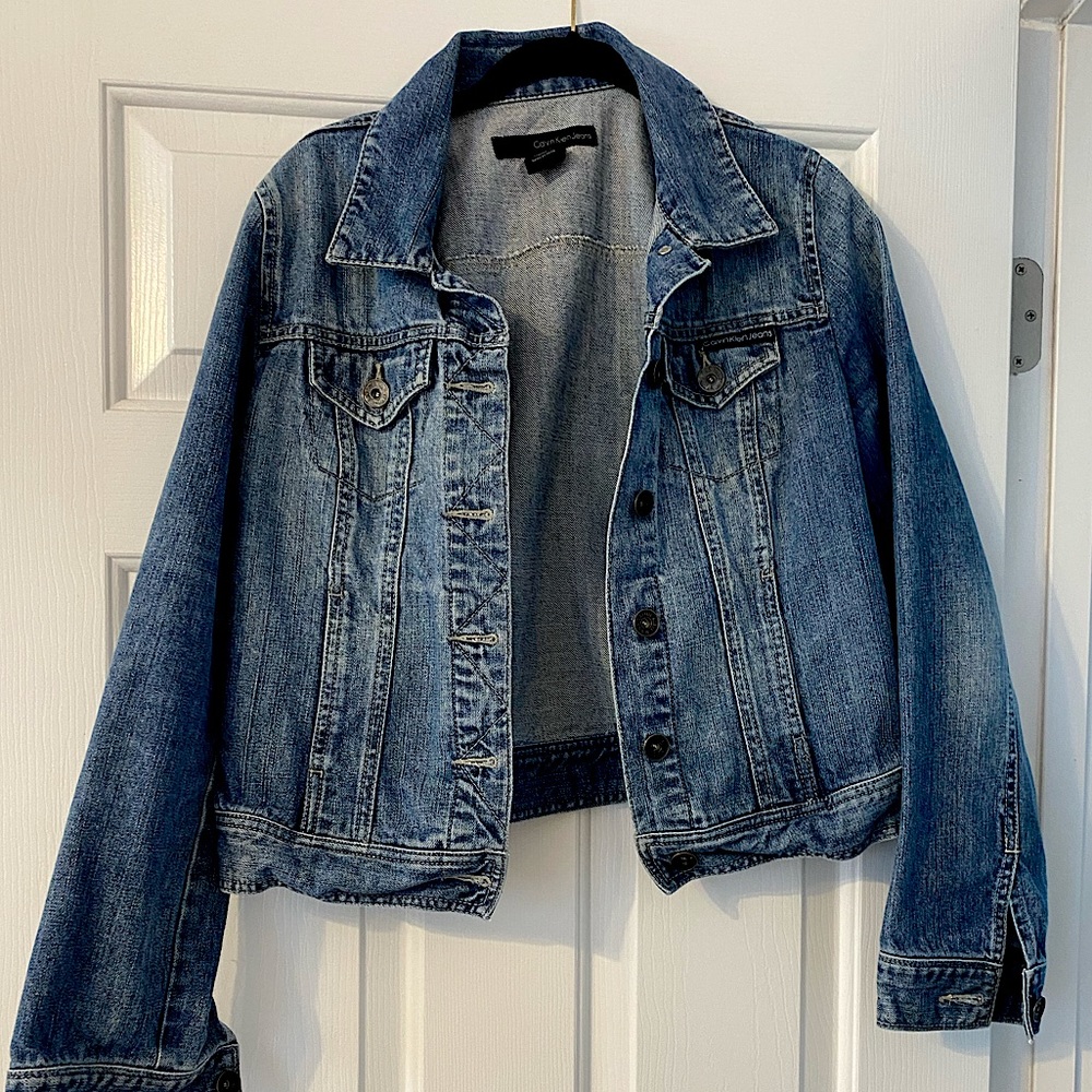 Calvin Klein Jean jacket size large